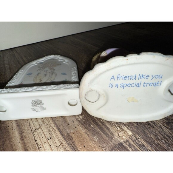 VTG. Precious Moments Christmas Ornament Decor Snow globe 80’-06 Rare Collection - Picture 15 of 16